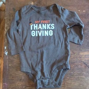 First thanksgiving onesie